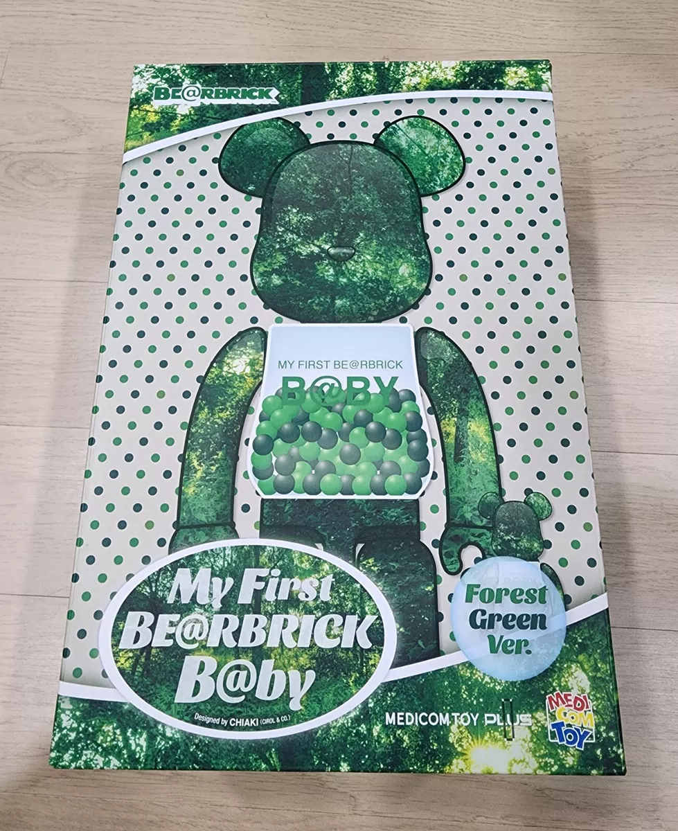 BEARBRICK My First Baby FOREST GREEN Ver. 100% & 400% Medicom