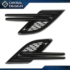 Air Vents Grille Fender Gloss Black Left + Right Fits Range Rover Sport 2014-17