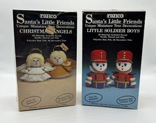 Vintage RaBco Santa s Little Helpers Friends Angels/Soldiers Ornament Kit 1982