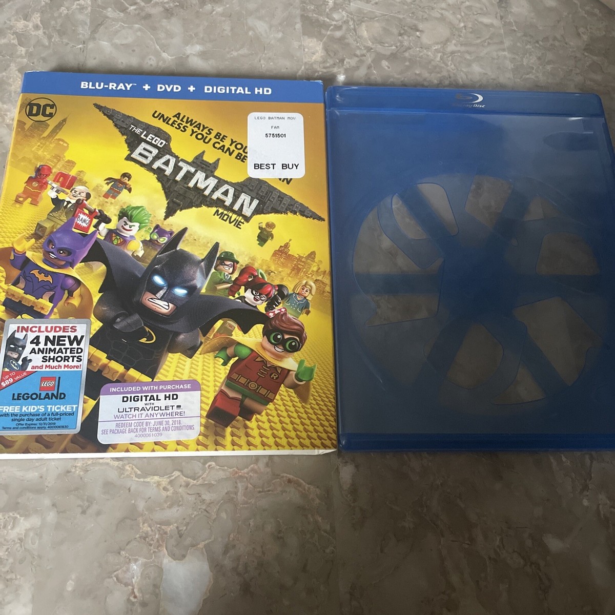 The Lego Batman Movie **Blu-Ray Slipcover** 883929555338| eBay