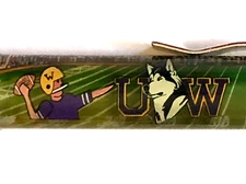 University of Washington Huskies Floaty Pen Moving Husky Fever UW College Vtg