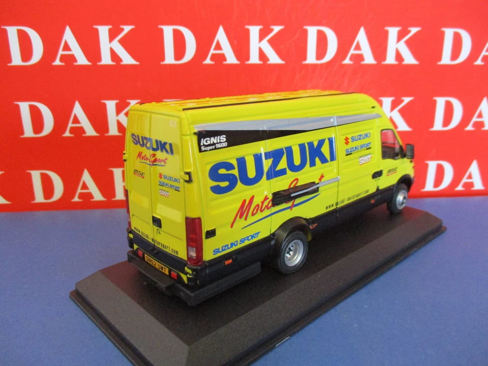Die cast 1/43 Modellino Furgone Iveco Turbo Daily Suzuki Rally Motorsport 2007 - Immagine 3 di 4