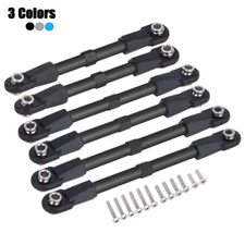6PCS Aluminum Turnbuckles / Tie Rods full set For Traxxas BL-2S Slash 4x4 4WD 