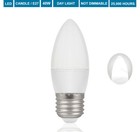 40W LED Candle Bulb Candle E27 Edison Screw Cap Daylight Candle ES 5W/6W