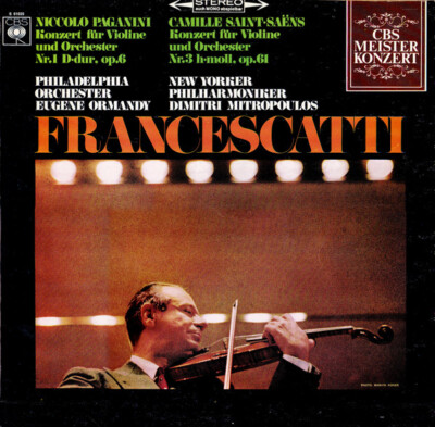 Francescatti*, Eugene Ormandy, Philadelphia Orchester LP Vinyl Schallplatte 0055