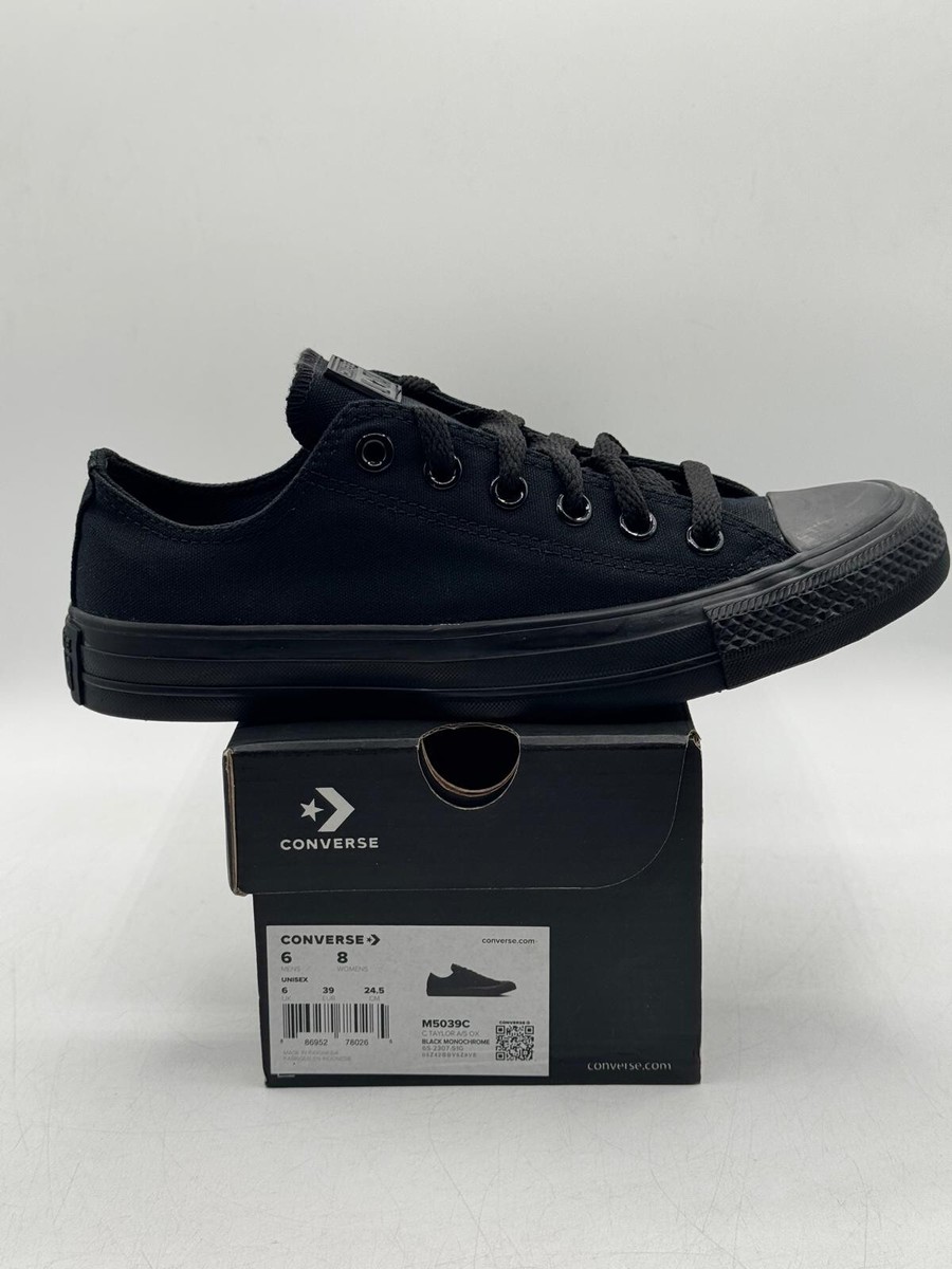 Converse Chuck Taylor All Star Black Monochrome M5039C - US M 6 W