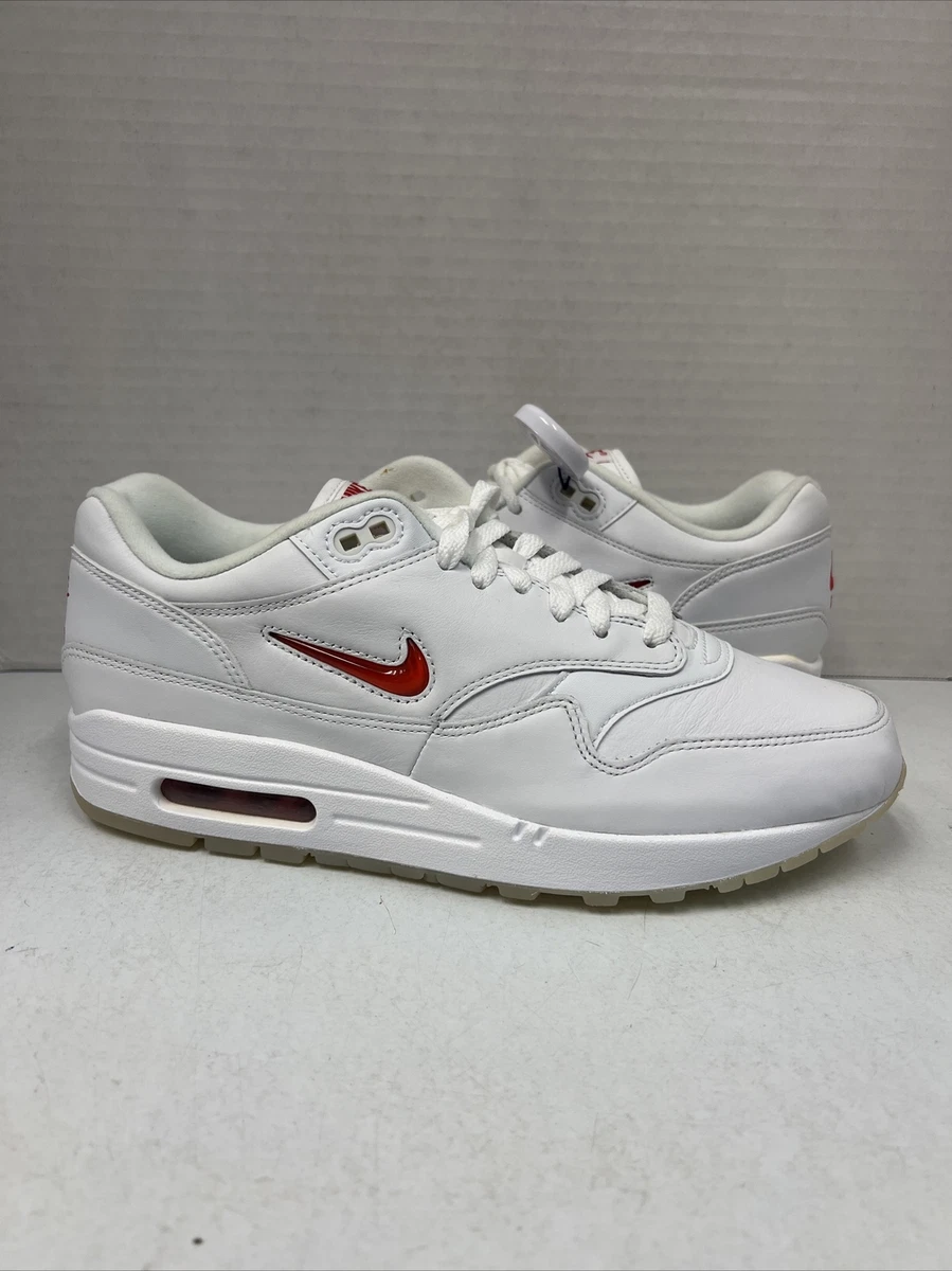 Het strand Carry japon Nike Air Max 1 Premium SC Jewel White Red 2017 Size 8.5 Brand New  918354-104 | eBay