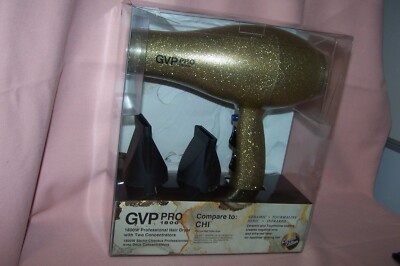 GVP Generic Value Products Pro 1800W Professional Hair Dryer w/ 2 Concentrators