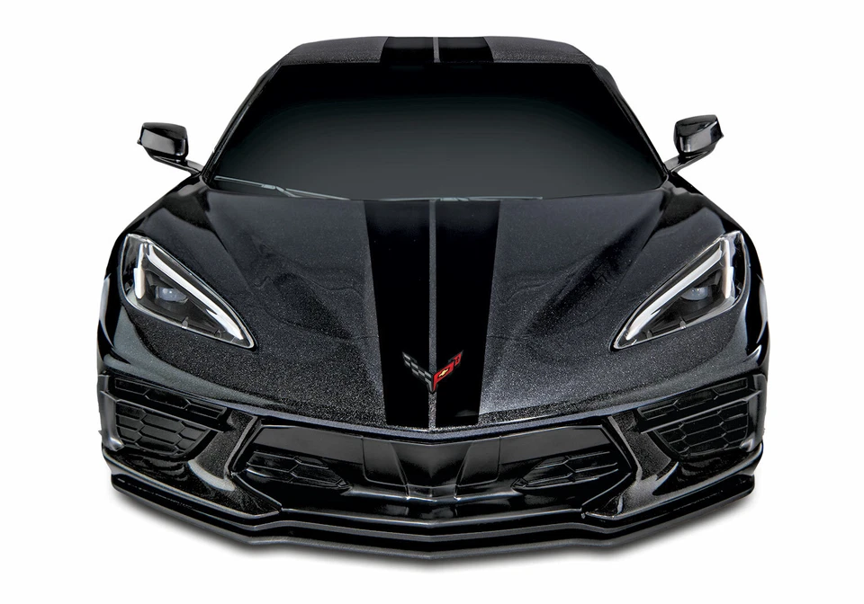 TRAXXAS 4-TEC 3.0 Chevrolet Corvette Stingray Nera 93054-4 BLK Automodello Ele - Immagine 3 di 4