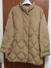 Gb Gil Bret Grey Long Down Coat Jacket Overcoat – Size L, Uk 14