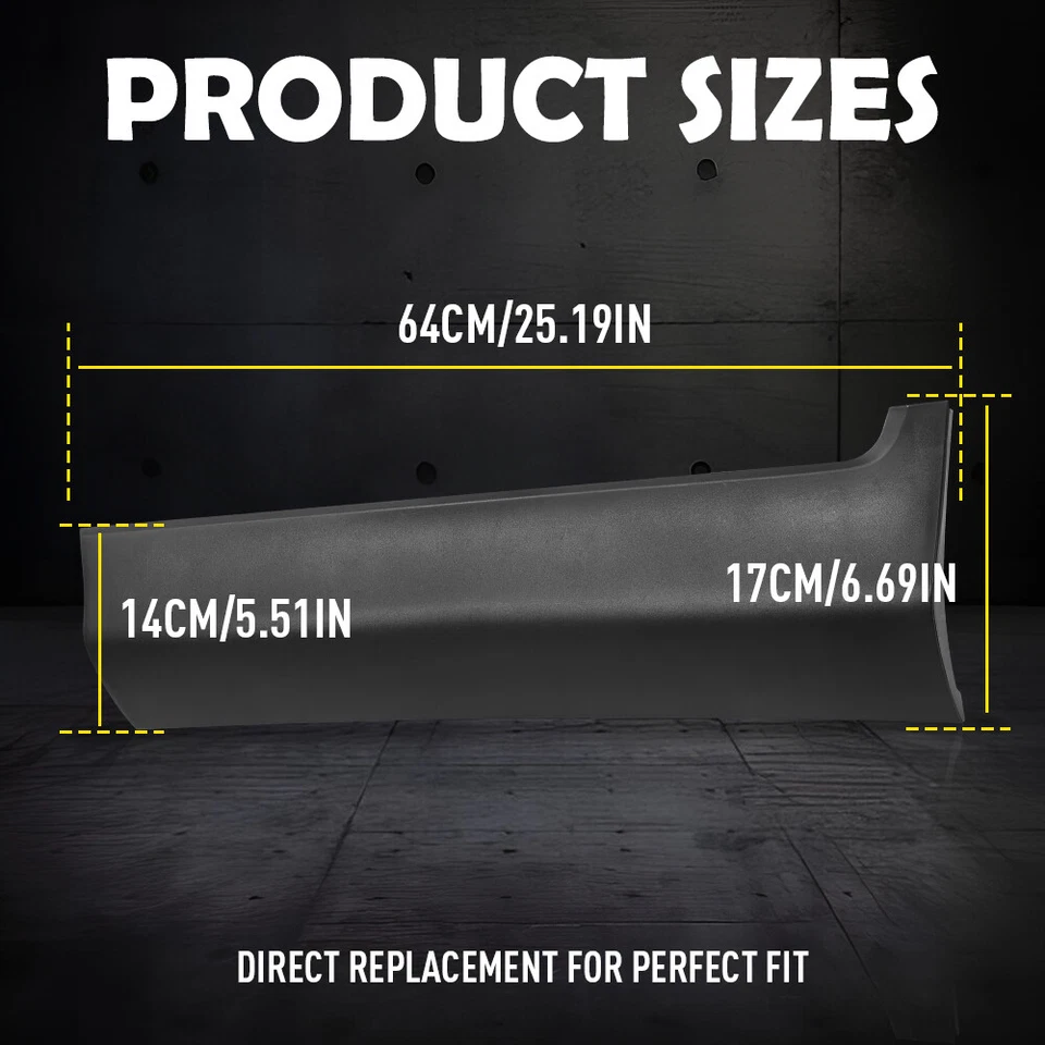 Se adapta a Honda CR-V 2012-2016 conductor trasero puerta izquierda moldura inferior moldura panel de adorno Foto 4 de 4