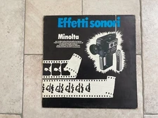 Effetti Sonori Minolta Cineprese _ Vinile LP 33giri 12" _ 1977 Devega Italy RARO