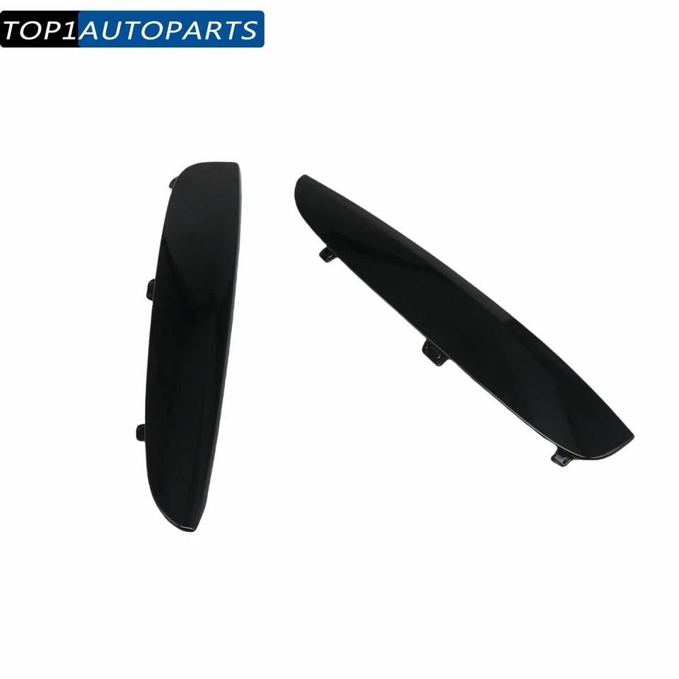 1* Guardabarros lateral negro brillante conducto de aire rejilla de flujo molduras de ventilación para BMW X6 2015-2019 Foto 3 de 4