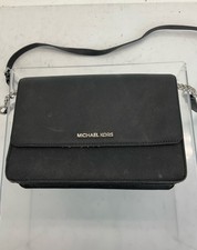 MICHAEL Michael Kors Black Saffiano Leather C...
