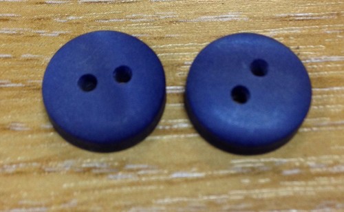 6x smartie buttons multi tone shimmer gloss matt 2 hole 11mm-12mm tonal pearl - Picture 10 of 18