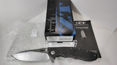 Discontinued Zero Tolerance ZT0562CF Hinderer CF/Ti CTS-204P Blade Folding Knife