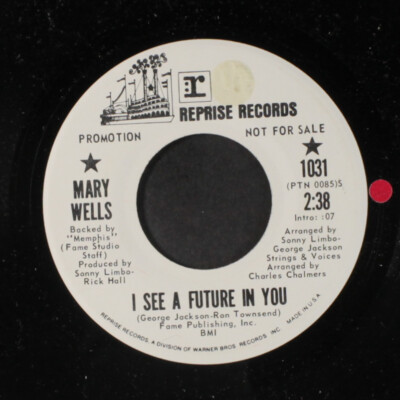 MARY WELLS: i found what i wanted / i see a future in you REPRISE 7'' Single