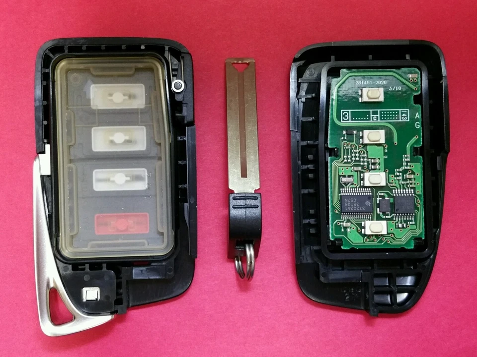 Lot of 3 VIRGIN Unlocked OEM Lexus Smart Key Prox HYQ14FBA AG Board - Image 2 of 4