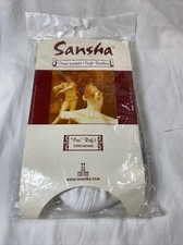 Ballet Shoes-White Canvas w/Elastic-Class Classics-  Pro  1C SANSHA-SZ 10, New