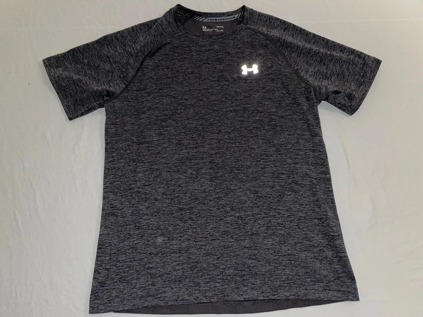 Under Armour Threadborne Gray Fitted T-Shirt Men's Size Large *Blemish