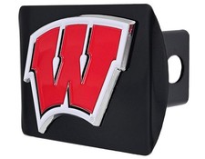 Black Trailer Hitch Cover With 3D Team Logo Fits 2 Inch Class Iii Hitches