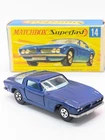 Matchbox Lesney Superfast 14d Iso Gifo MIB Original Vintage Diecast Toy Car