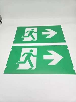 Notausgangsschild Legend Panel Running Man Pfeil rechts Integral LED TS88835