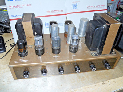 Bell 2200 mono integrated tube amp,  works