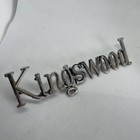 <!--F#f_0-->Genuine Holden Kingswood Car Badge, Metal. #.2814535 ~148mm. Used F.C. Free Post<!--F/-->