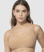 Underoutfit The Comfort Shaping Bra w/ Adjustable Straps 459 2XL Coffee