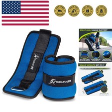 Ankle/Wrist and Arm/Leg Weights Set of 2, Adjustable Strap 1 lb-5 lb, Adjusta...