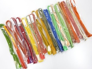 19900# JAPANESE KIMONO / HAND TIED OBIJIME CORD SET / SILK / OUTLET ITEM