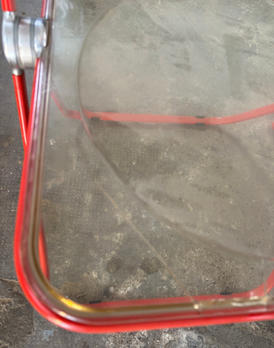 lotto 4 sedie tipo Plia Piretti Anonima Castelli design '70 non marcate - Picture 2 of 6