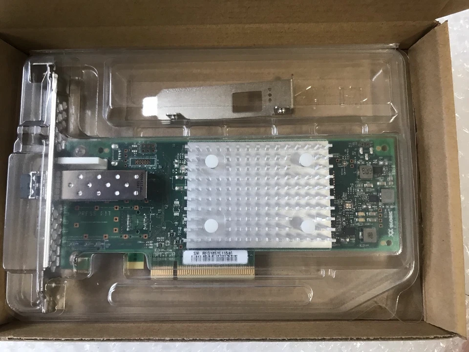 New QLE2690-SR 16GB QLOGIC/MARVELL FC SINGLE PORT PCIE 3.0 X1 SFP HBA - Image 2 of 4