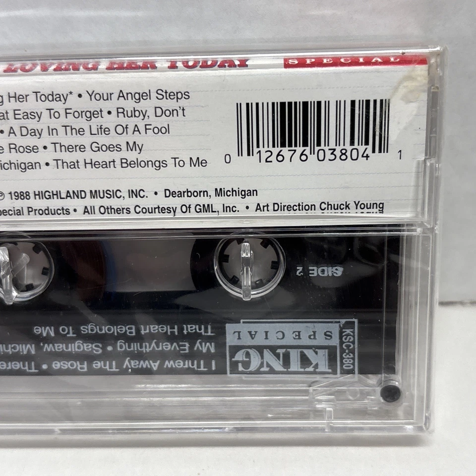 GEORGE JONES At His Best (CASSETTE 1988) He Stopped Loving Her Today Sealed - Image 4 of 4
