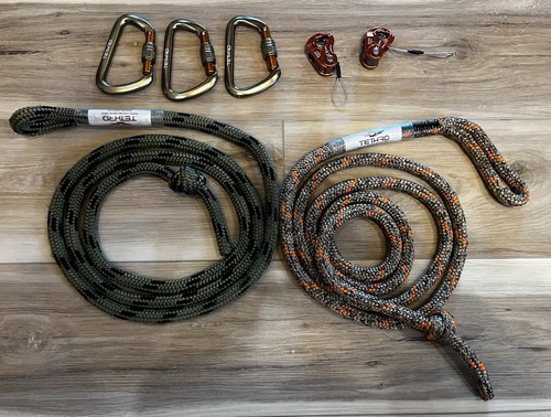 Tethrd Saddle Ropes/ Tree Tether And Linesman’s With 2 Ropeman 1 Ascenders