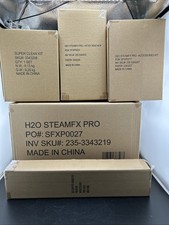 H2O SteamFX Pro 2 in 1 Pulitore a Vapore Portatile e Pavimenti Multi Superficie ed Extra