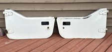 97-06 Jeep Wrangler Tj Oem Half Hard Doors White Wlight Grey Panels 97-06 Jeep Wrangler Tj Oem Half Hard Doors White Wlight Grey Panels