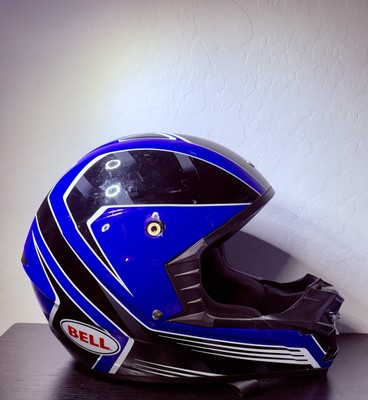 Bell Motorcycle Helmet Bell Blue Black SX-1 Racing Moto X Size L We love  offers!