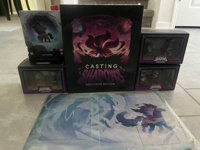 Casting Shadows Exclusive Edition with Vinyl Figures and Mat, New, Unopened