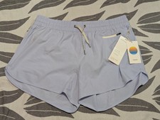 VUORI Clementine 2.0 Drawstring 4" Shorts Women's Size XL Peri VW3004