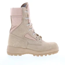McRae Combat Jungle Made In USA FRHW Mens Beige Suede Tactical Boots