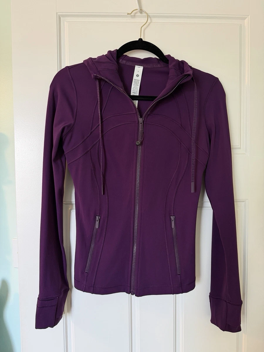 新品未使用！lululemon Define ジャケットNulu 紫 4 Lululemon Hooded