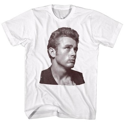 James Dean Gold Rebel White Icon Shirt