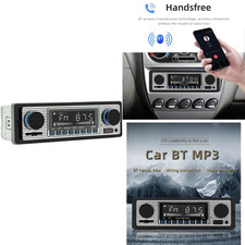 Single Din Car Fm Radio Classic Bluetooth Car Stereo
