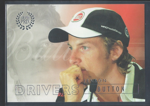 RARE FUTERA 2005 GRAND PRIX - JENSON BUTTON - DRIVERS CARD - EX