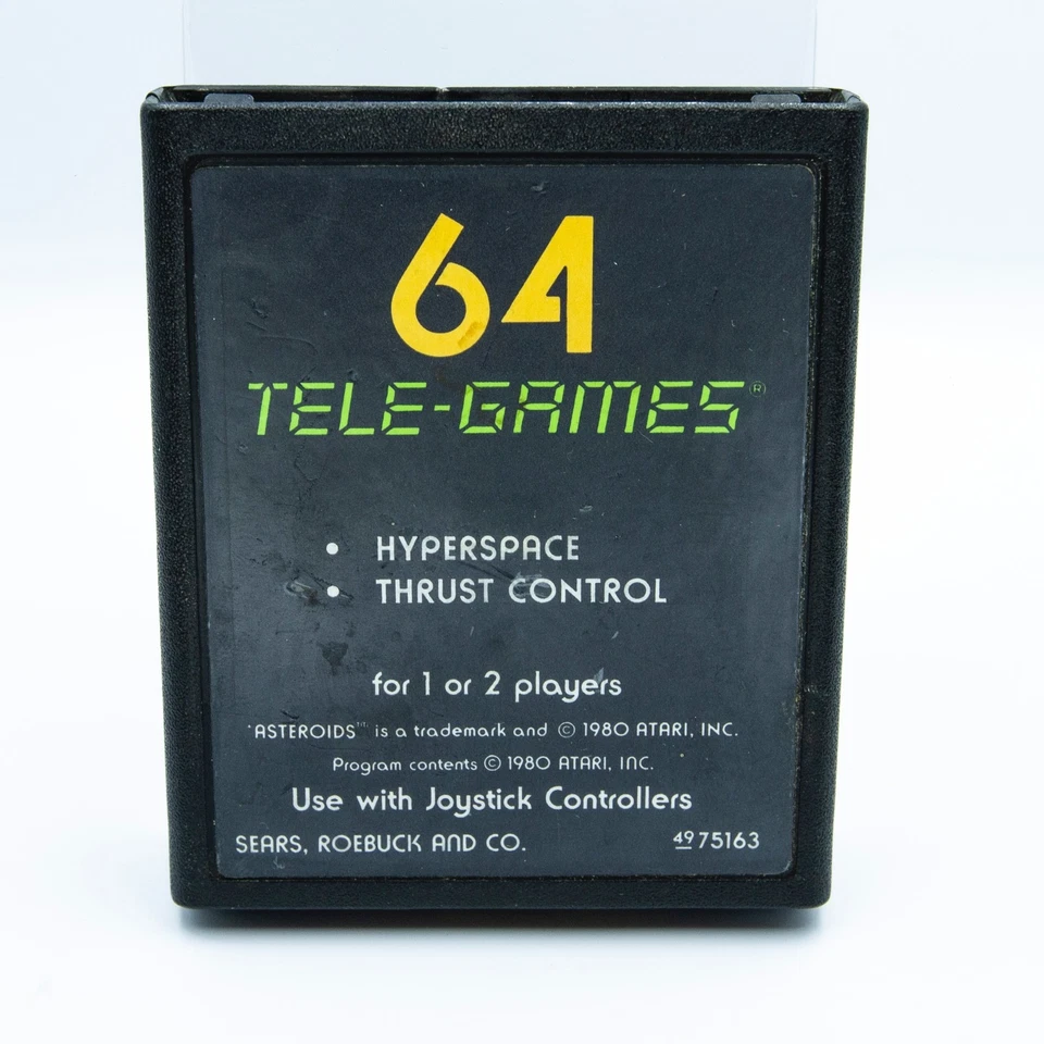 Asteroids Atari 2600 | Sears Tele-Games Cartridge Only | Tested & Working - Image 2 of 3