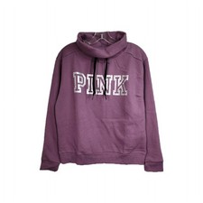 Pink Victoria's Secret Womens Size Small Purple Turtleneck Sweatshirt