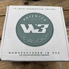 JL Audio 10W3v3-4 10" 4 Ohm 500W Car Subwoofer W3 Brand New