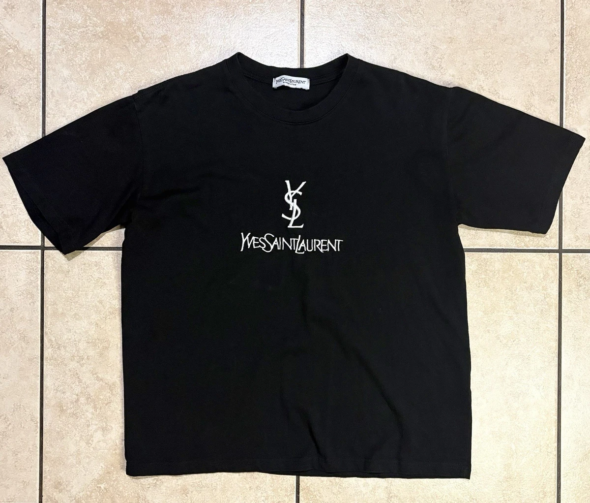 ysl logo t shirt products for sale | eBay